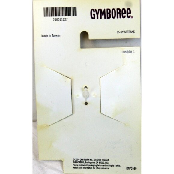 NWT 2004 Gymboree Dandelion Wishes Ponytail Holders Pony-O Square Beads Set of 2 - Picture 3 of 3